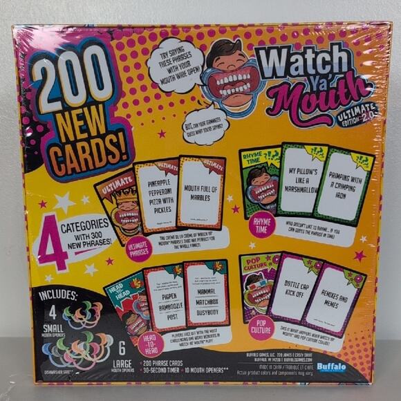 NIB Watch Ya Mouth Family Fun Game - Picture 2 of 5